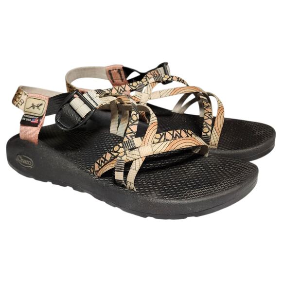 Chaco ZX/2 Hiking Sandals Womens Size 9 Yellow Preppy Gorpcore Strappy Outdoor - Picture 1 of 6
